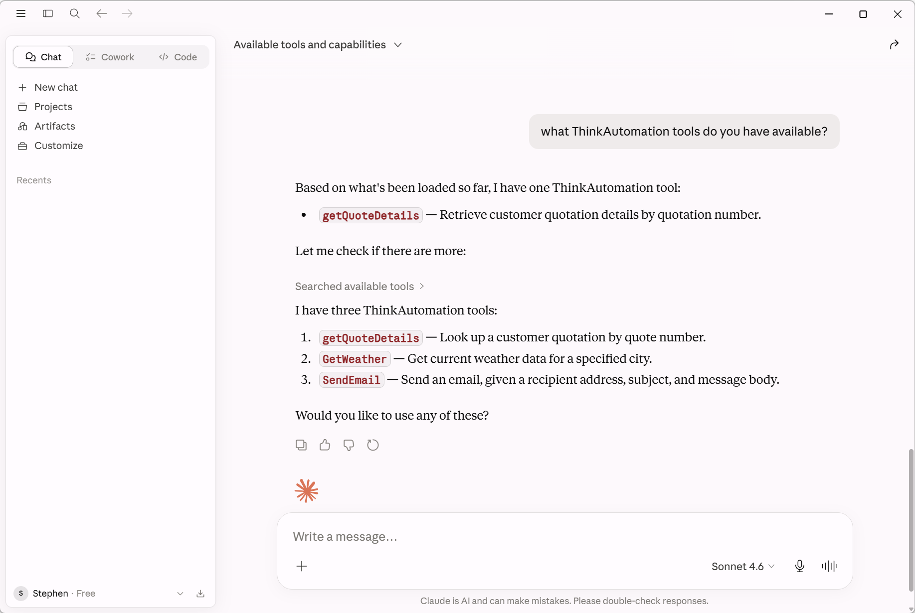 Claude Desktop Tools
