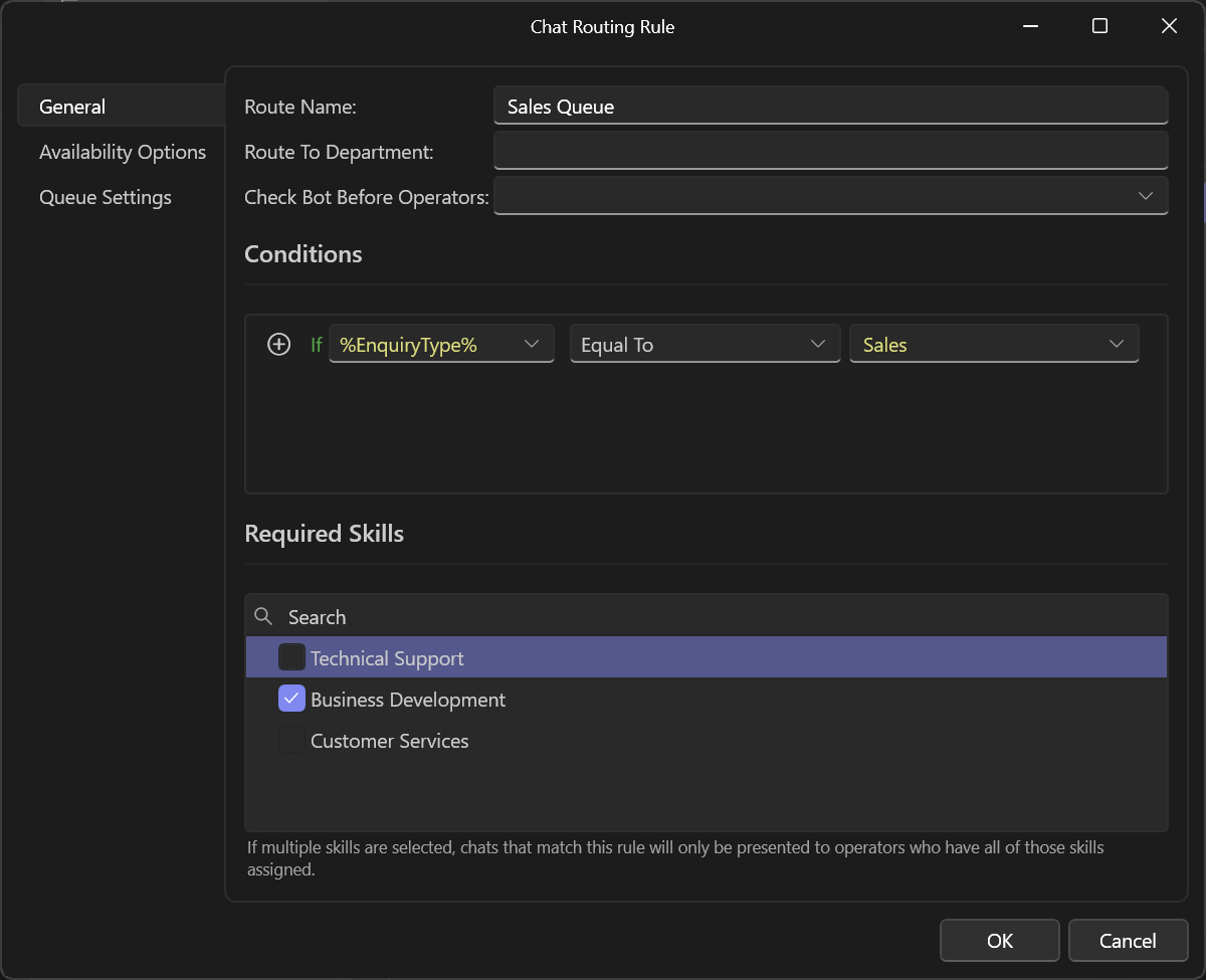 Routing Rule